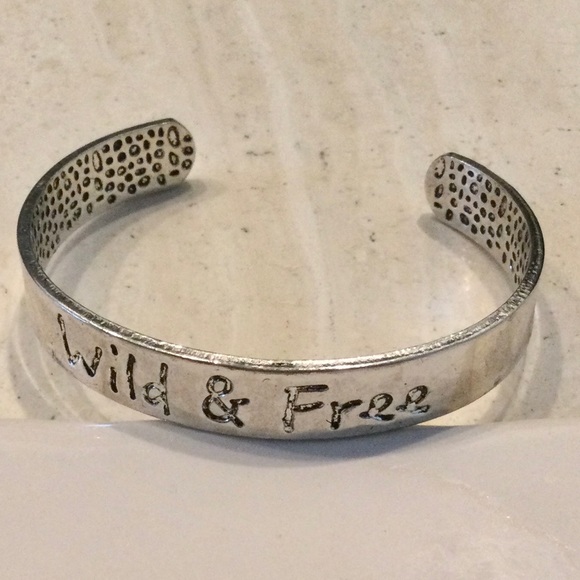 Vintage Wild & Free Cuff Bracelet Men’s Silver Cuff - Picture 8 of 16